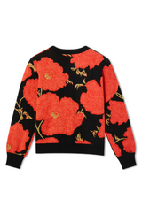 Black Poppy Cardigan