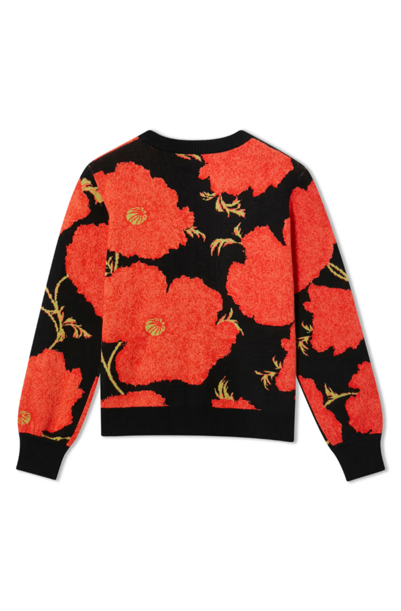 Black Poppy Cardigan