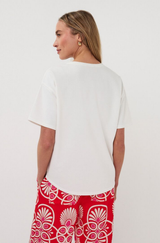 Rylee Red Varisity Tee