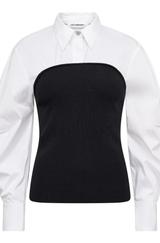 Mercia  Poplin Mix knit