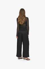 Markhild Black sheer top