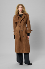 Tara Suede Trench