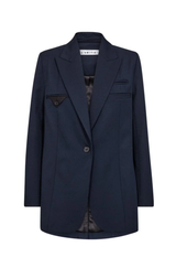 Single Navy Blazer