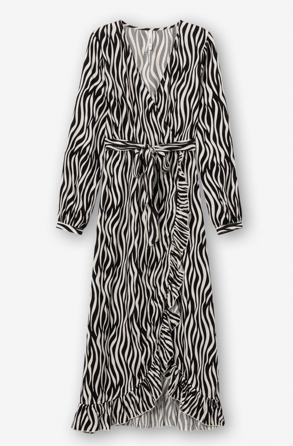 Grape Wrap Dress