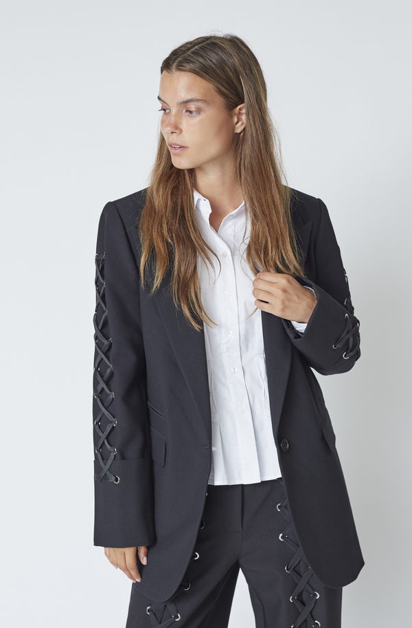 Vola Eyelet Blazer