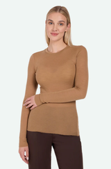 Natashas Sheer Jumper Beige