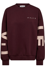 Maxi Logo Sweater Wine