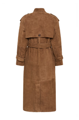 Tara Suede Trench
