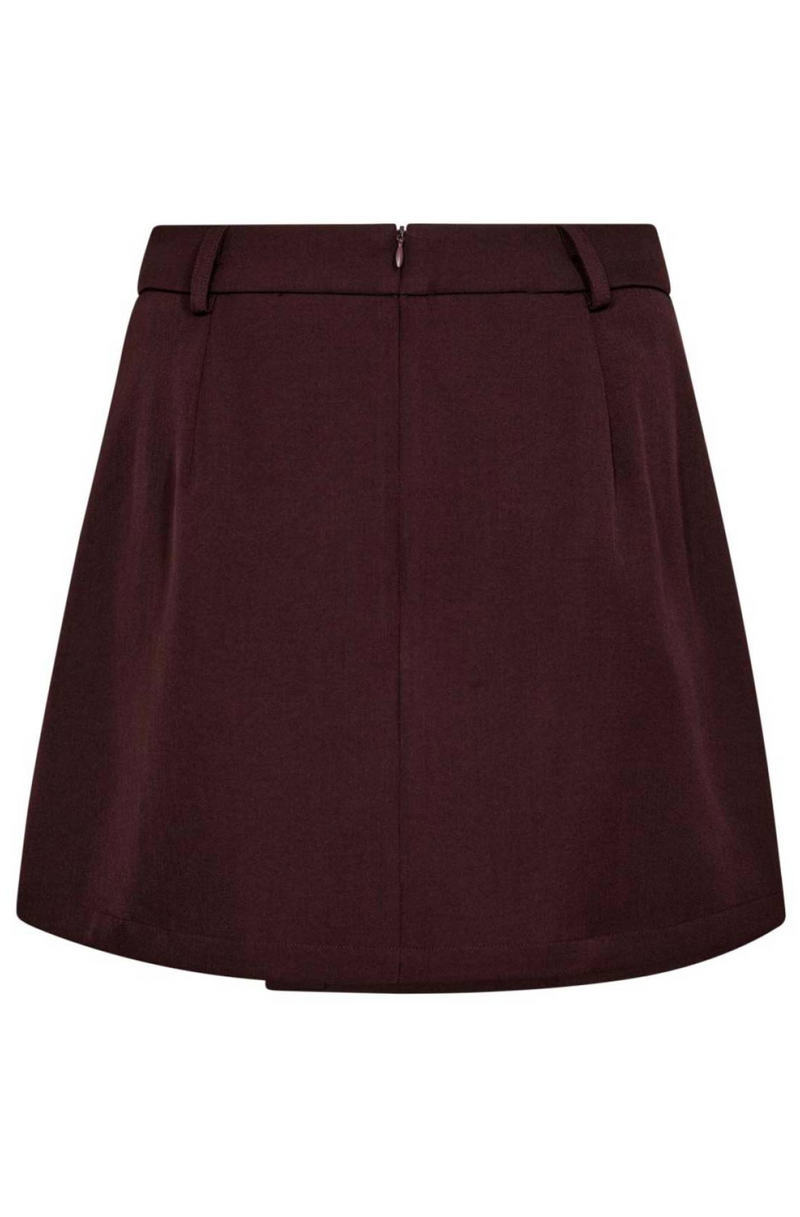 Luna Pocket Skirt Winered