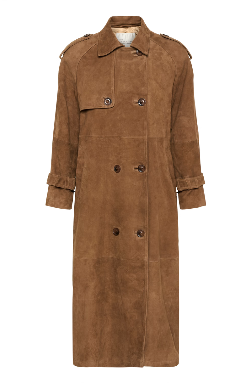Tara Suede Trench