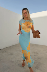 Poppy Mesh Luna Dress