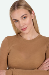 Natashas Sheer Jumper Beige