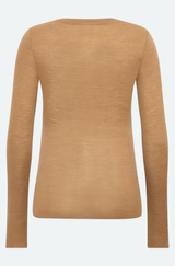 Natashas Sheer Jumper Beige