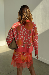 Coral Poppy Cardigan
