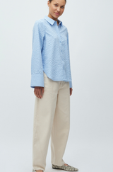 Phoebe Check Shirt in Blue