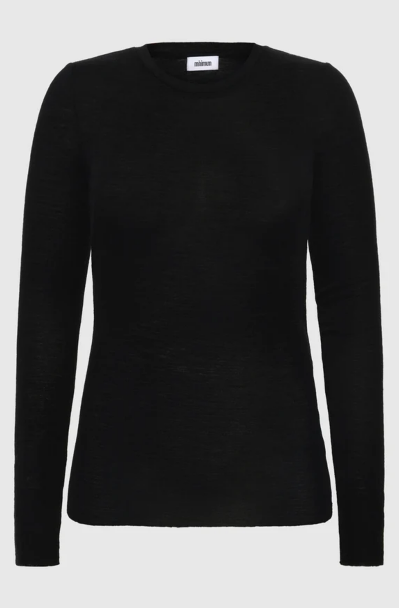 Natashas Sheer Jumper Black