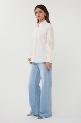 Poplin Lace Blouse