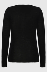 Natashas Sheer Jumper Black