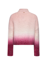 Pink Ombre Roll neck
