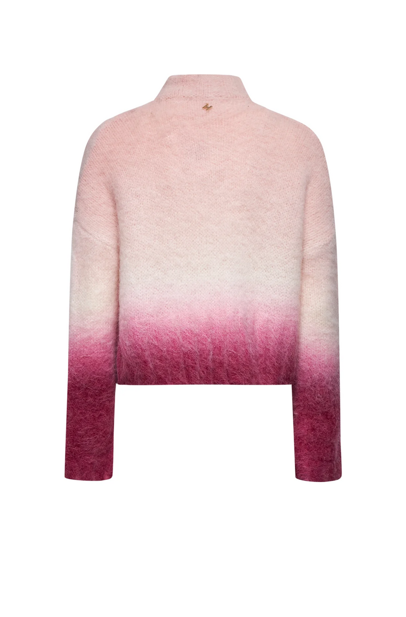 Pink Ombre Roll neck