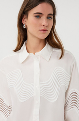 Poplin Lace Blouse