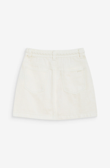 Whitney Creme Denim Skirt