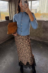 Leopard Lace Maeve Skirt