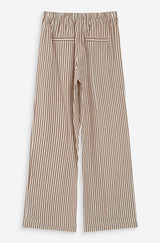 Volute Strip Pants Mocha