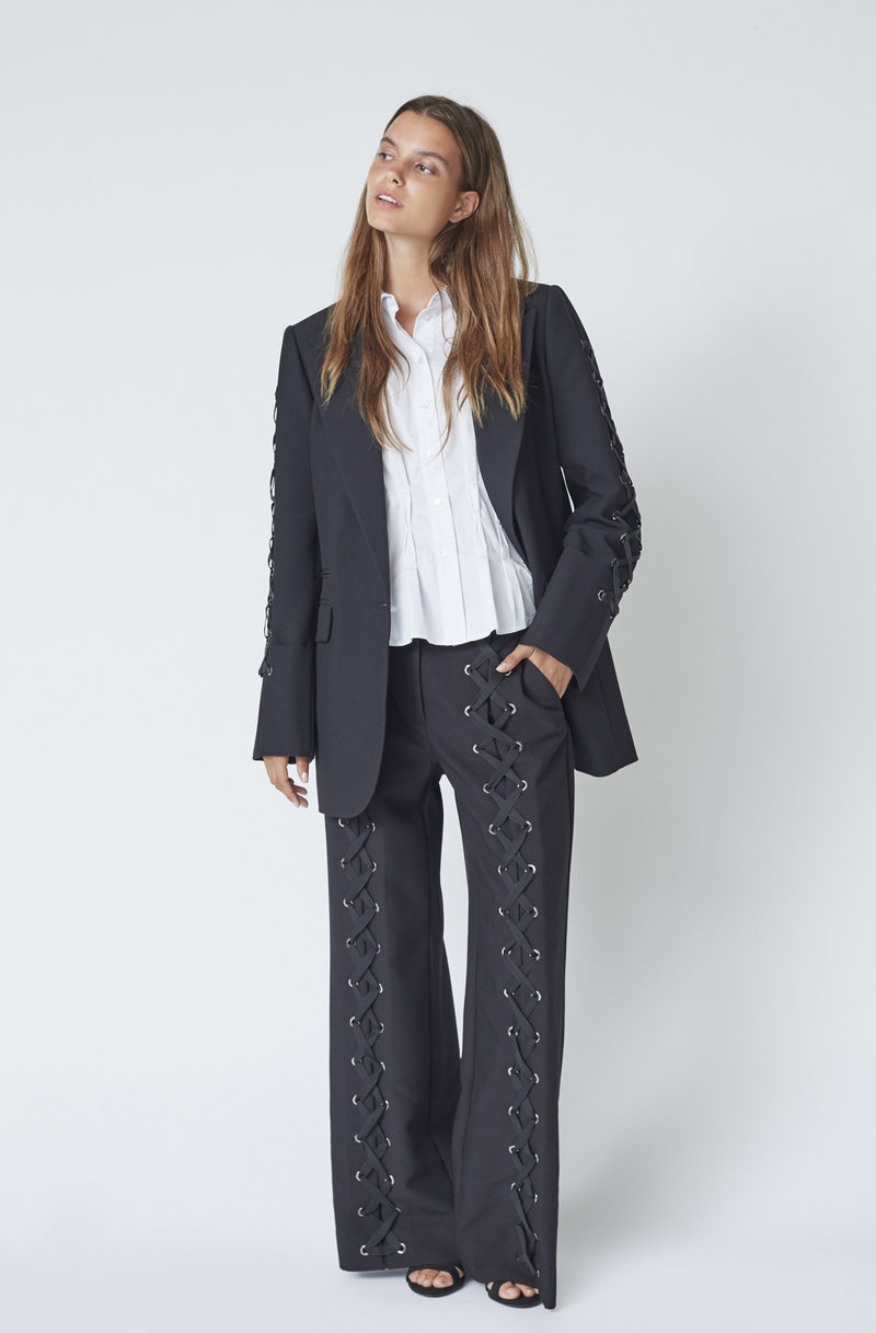 Vola Eyelet Blazer