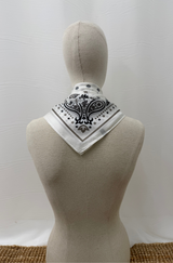 Alta Bandana Scarf White