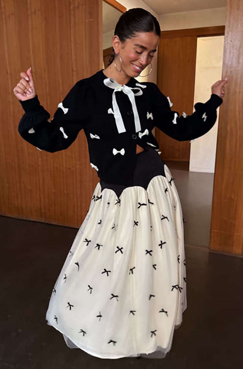 Monika Bow Skirt