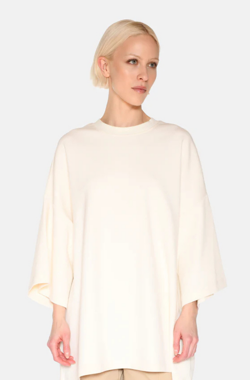 Norah Premium Sweatshirt Tee Cream