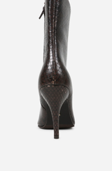 Aly-cia Snake print boots