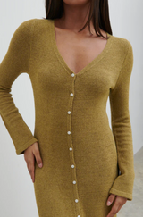 Hazel Knit Dress Olive