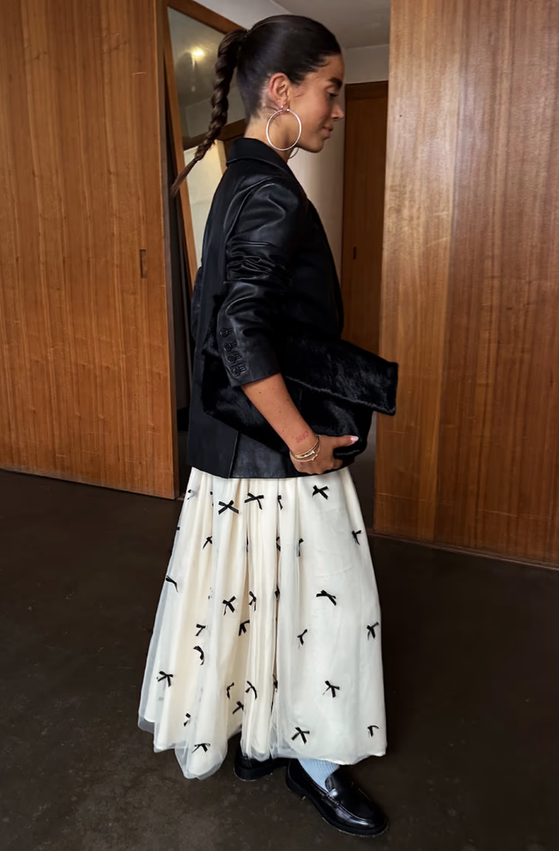 Monika Bow Skirt