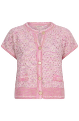Rose Sleeveless Cardigan