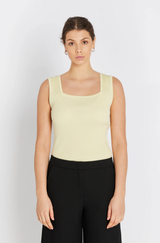 Noa Knit Top Yellow
