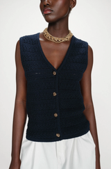 Vincennes Navy Vest
