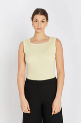 Noa Knit Top Yellow