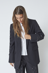 Vola Eyelet Blazer
