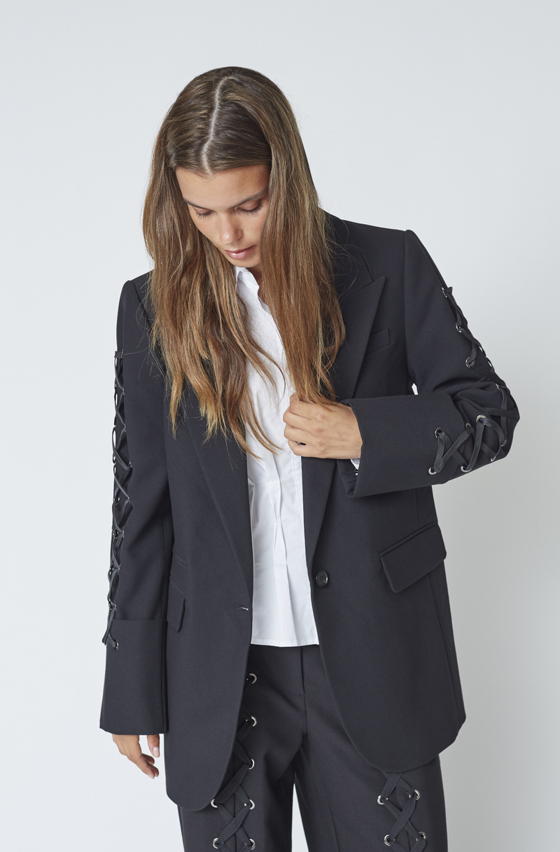 Vola Eyelet Blazer