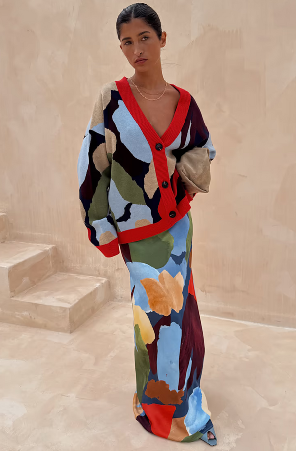 Dorris Abstract Skirt