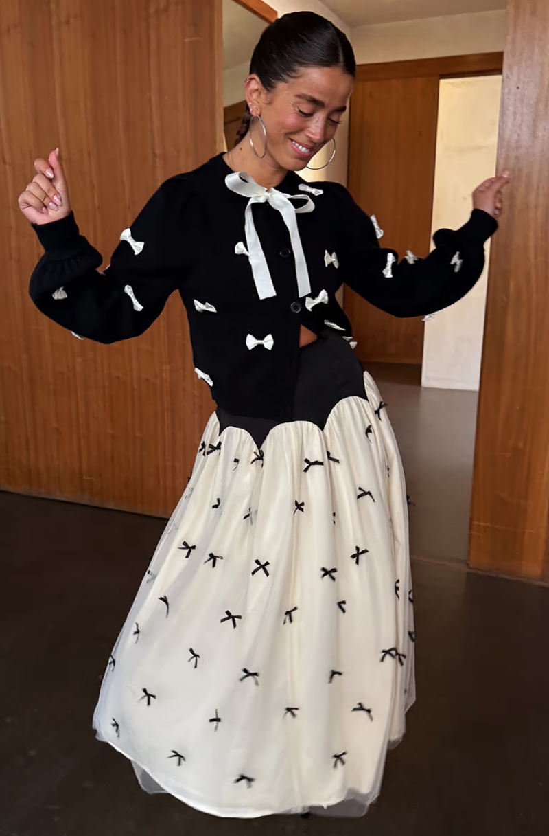 Monika Bow Skirt