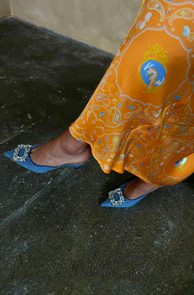 Sealife Satin Skirt