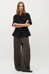 Asaka Studded Satin Pants