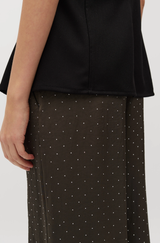 Asaka Studded Satin Pants