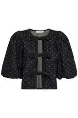 Dot Bow Blouse