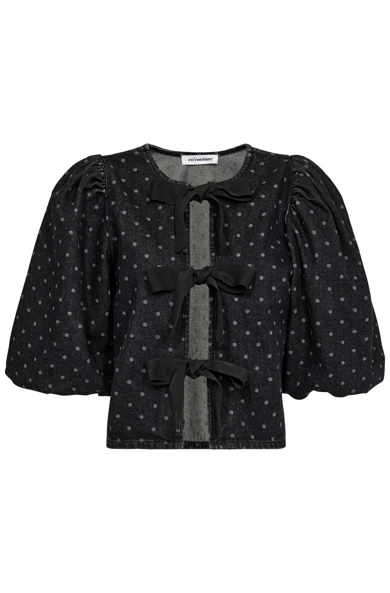 Dot Bow Blouse