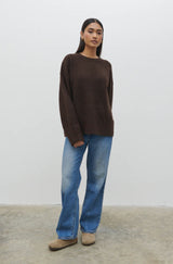 Camille Borg Knit Brown