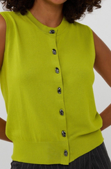 Tala Knit Vest Lime